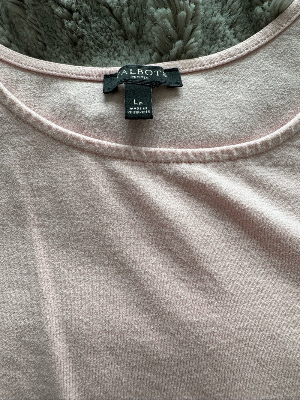 Talbots Light Pink Shell Tank Top - Picture 2 of 4